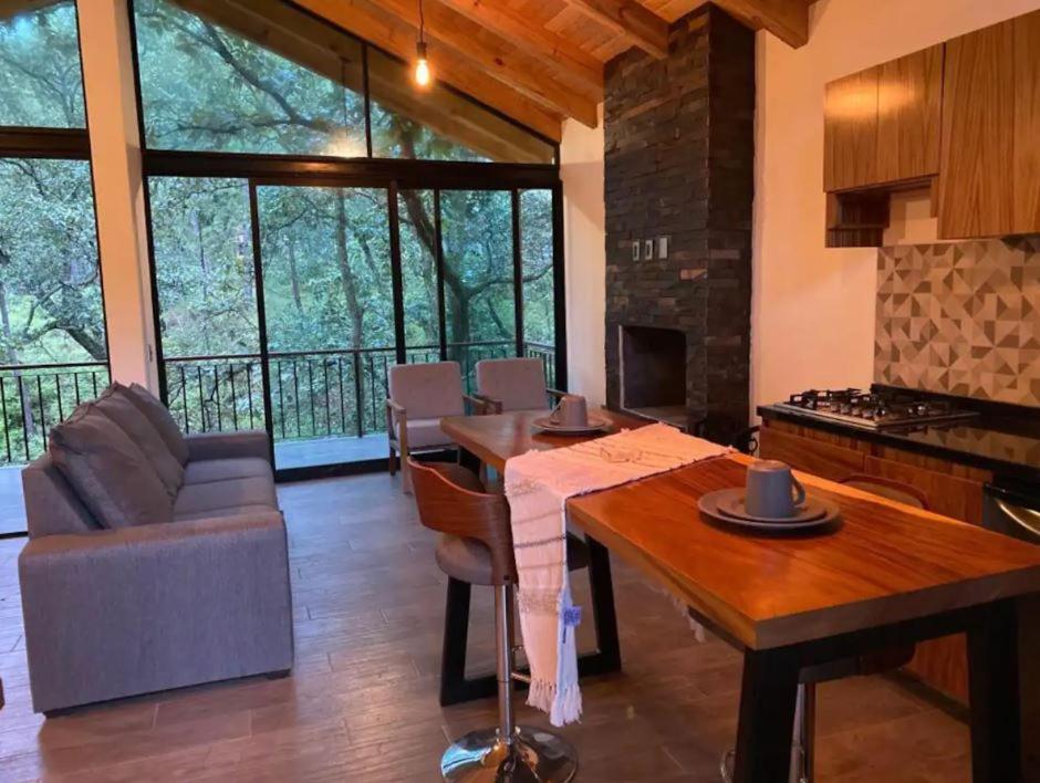 Cabana De Lujo Con Jacuzzi A 10 Min Del Pueblo Mazamitla Exteriör bild